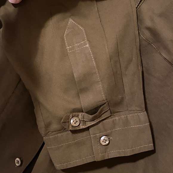 Rowan Fay Utility Camp Shirt Green/Brown Large - Picture 9 of 11